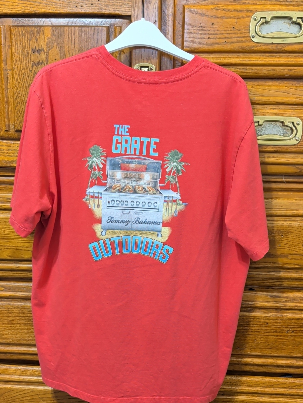 Men's Tommy Bahama Red Tropical Grill UPF 30 Graphic Tee